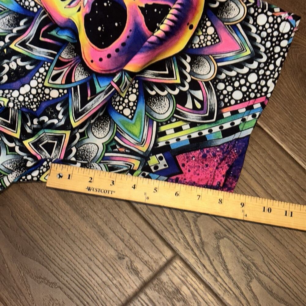 Men’s 3D Print Beach Shorts Colorful Skull Swim Trunks Quick Dry Summer Small - Picture 4 of 6